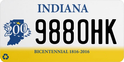 IN license plate 988OHK