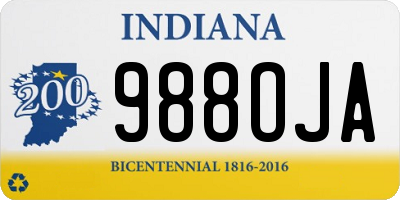 IN license plate 988OJA