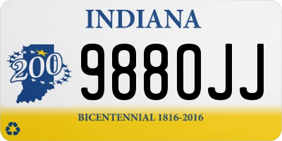 IN license plate 988OJJ