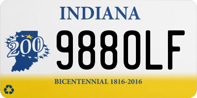 IN license plate 988OLF