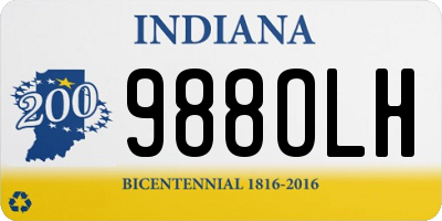 IN license plate 988OLH