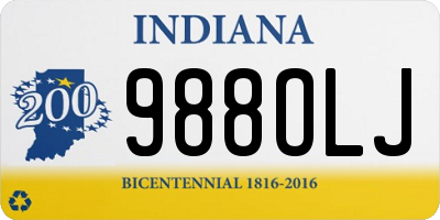 IN license plate 988OLJ