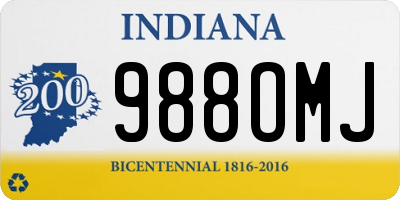 IN license plate 988OMJ