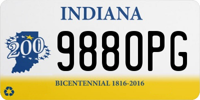 IN license plate 988OPG