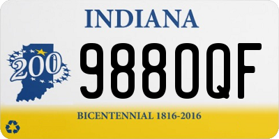 IN license plate 988OQF