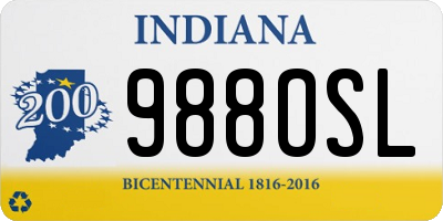 IN license plate 988OSL