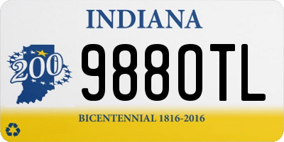 IN license plate 988OTL