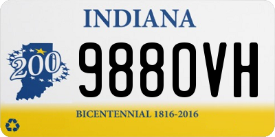 IN license plate 988OVH