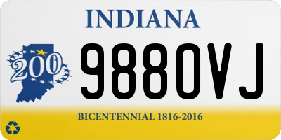 IN license plate 988OVJ