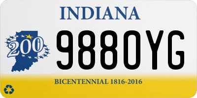 IN license plate 988OYG