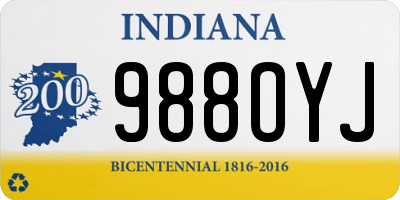 IN license plate 988OYJ