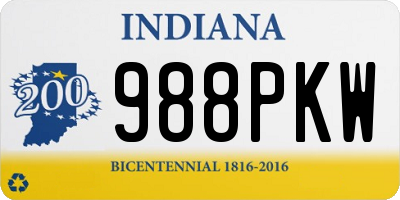 IN license plate 988PKW