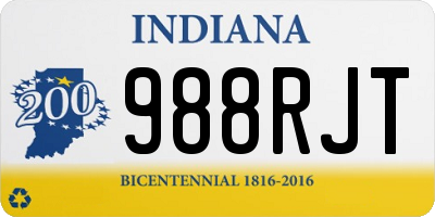 IN license plate 988RJT