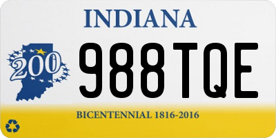 IN license plate 988TQE