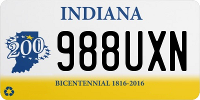 IN license plate 988UXN
