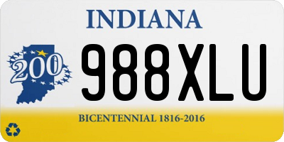 IN license plate 988XLU