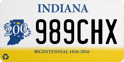 IN license plate 989CHX