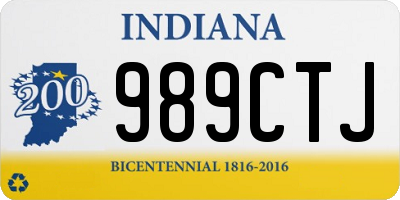 IN license plate 989CTJ