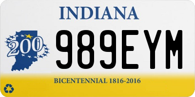 IN license plate 989EYM