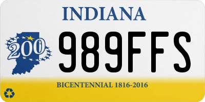 IN license plate 989FFS