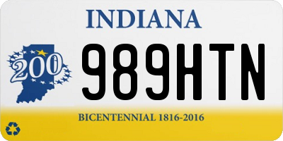 IN license plate 989HTN