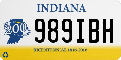 IN license plate 989IBH