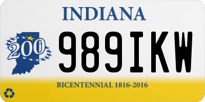 IN license plate 989IKW