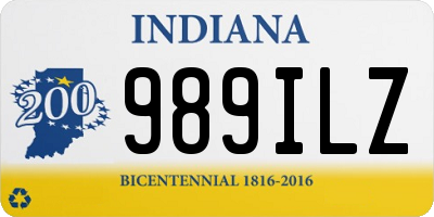 IN license plate 989ILZ