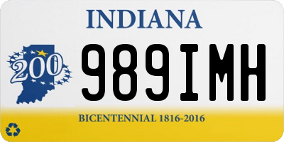 IN license plate 989IMH