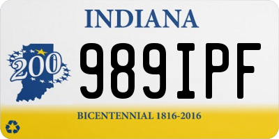 IN license plate 989IPF
