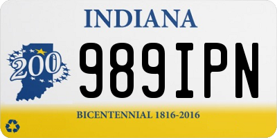 IN license plate 989IPN