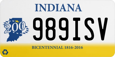 IN license plate 989ISV