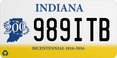 IN license plate 989ITB
