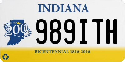 IN license plate 989ITH