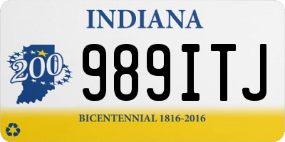 IN license plate 989ITJ