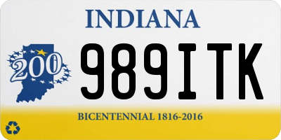 IN license plate 989ITK