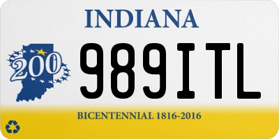 IN license plate 989ITL