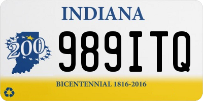 IN license plate 989ITQ