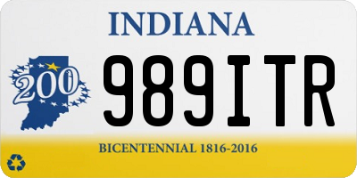 IN license plate 989ITR