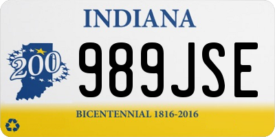 IN license plate 989JSE