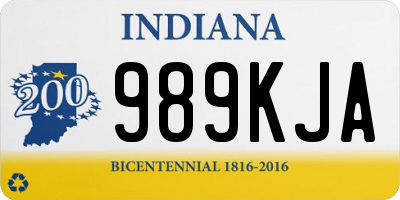 IN license plate 989KJA