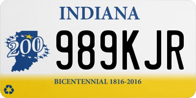 IN license plate 989KJR