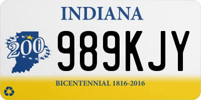 IN license plate 989KJY