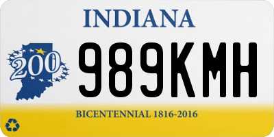 IN license plate 989KMH