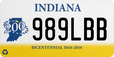 IN license plate 989LBB
