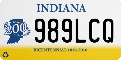 IN license plate 989LCQ