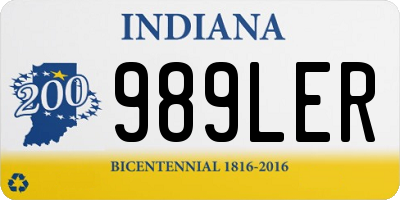 IN license plate 989LER