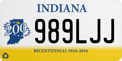 IN license plate 989LJJ