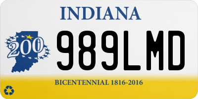 IN license plate 989LMD