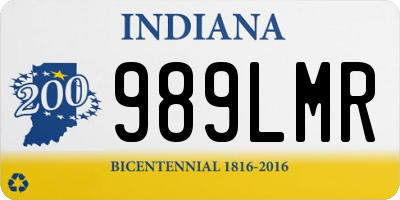 IN license plate 989LMR